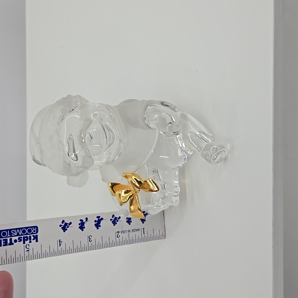 Disney Lenox Crystal & Gold Figure Pooh from Winnie the Pooh Rare Xmas special - Picture 11 of 13